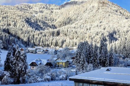 Winterliche Ruhe beim Urlaub im Gesundheitsresort Weißbriach