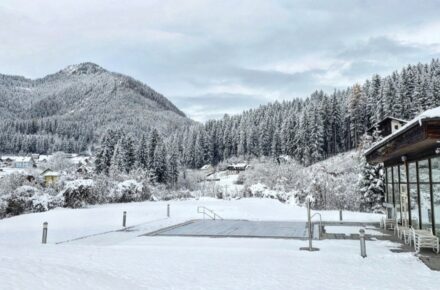 Der Winter habe beim Gesundheitsresort Weißbriach Einzug gehalten